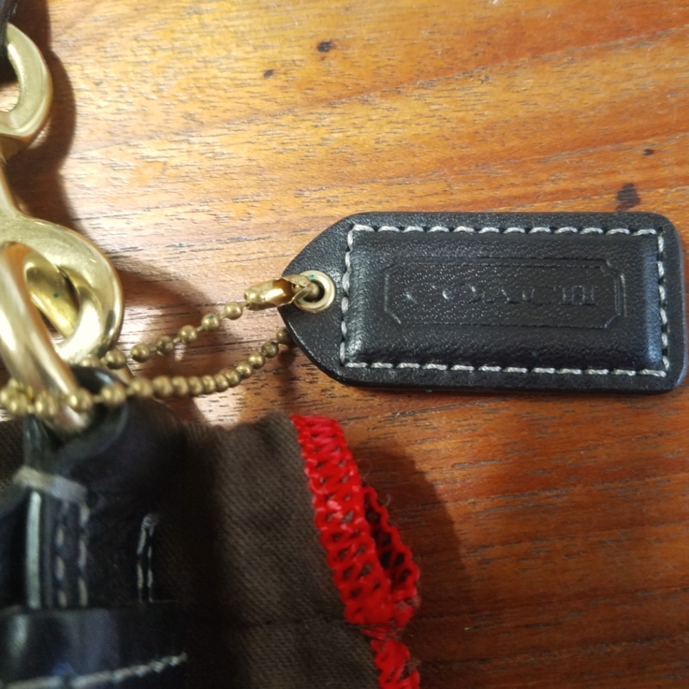Coach purse, fabric, black